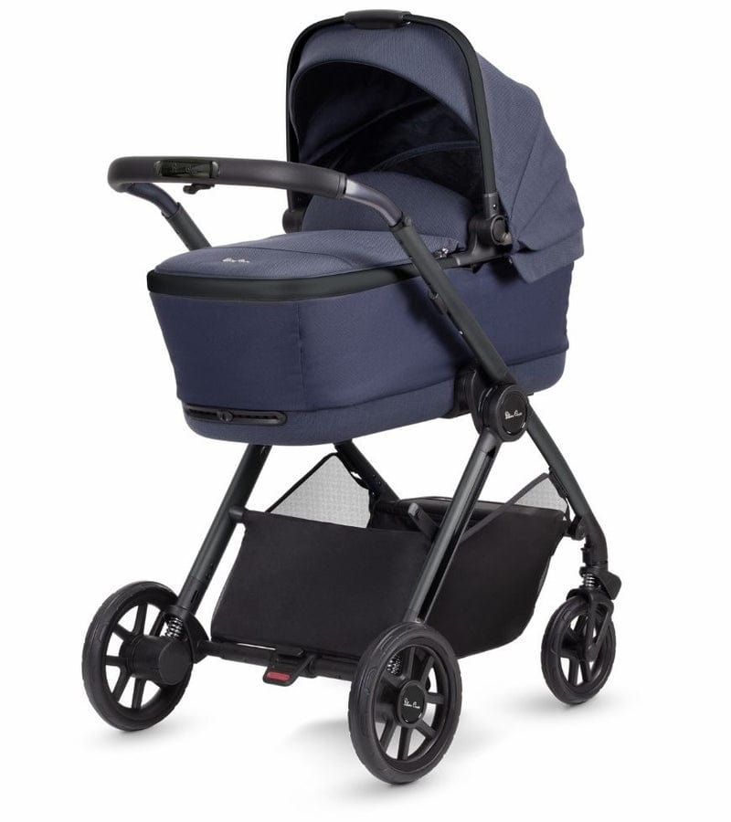Silver Cross Reef Stroller with Folding Bassinet - Lightweight Compact Travel Baby Stroller for Newborns & Toddlers - Perfect for Shopping, Travel & Daily Walks