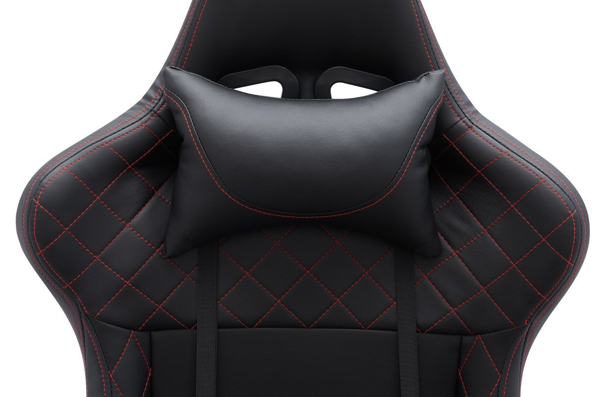 Jada Gaming Chair Black - Ergonomic Office Chair with Lumbar Support for PC & Console Gamers - Perfect for Gaming, Streaming, and Home Office Use