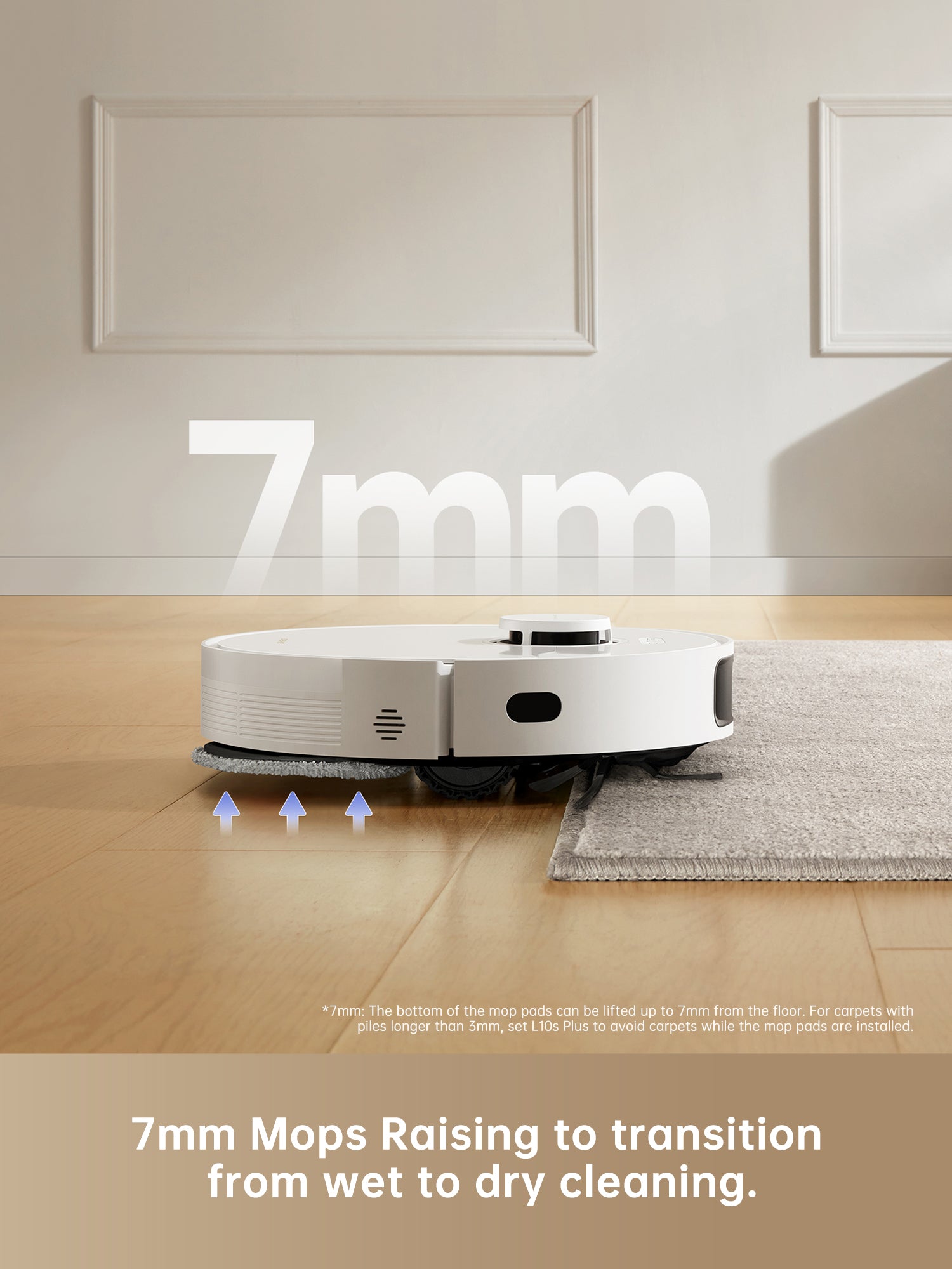 Dreame L10s Plus Robot Vacuum and Mop Cleaner with Auto Empty Dock Station - Smart Self-Cleaning for Hardwood Floors & Carpets - Perfect for Pet Hair, Dust & Daily Home Cleaning