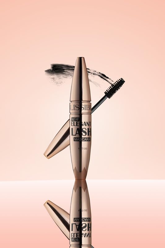 Blissible Volumizing & Lengthening Mascara - Waterproof, Smudge Proof, Long Lasting Curling Mascara for Dramatic Lashes - Up to 18 Hour Wear, Intense Black (12ml) | Perfect for Everyday Makeup, Date Nights & Special Occasions