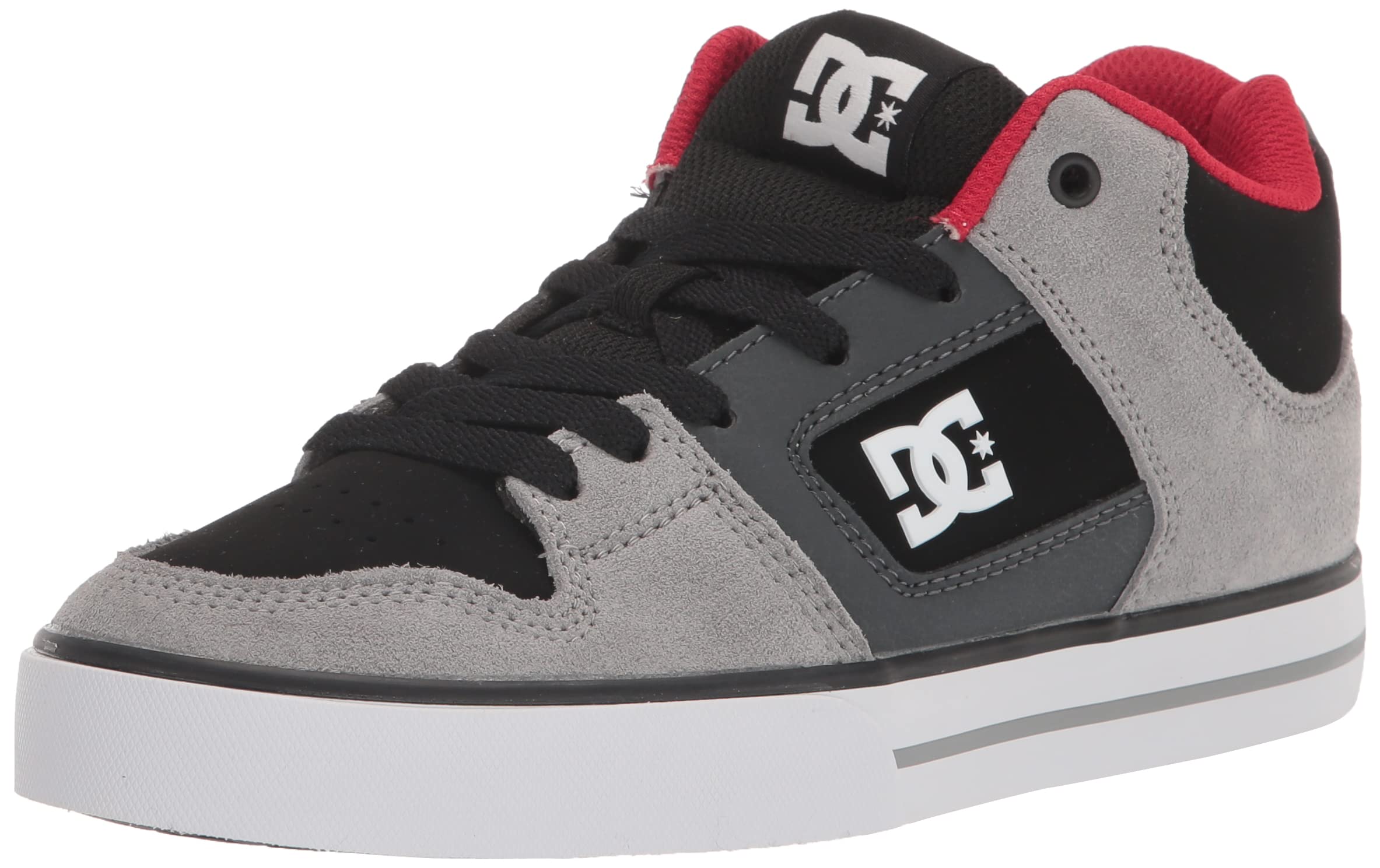 DC Men's Pure Mid Casual Skate Shoes - Lightweight Comfortable Sneakers for Skateboarding & Streetwear Fashion | Perfect for Skating, Walking & Everyday Wear