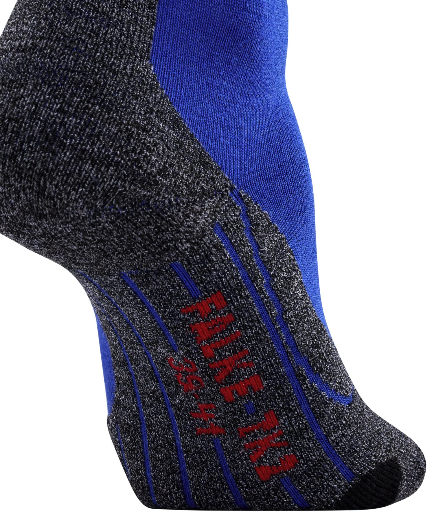 Falke Men's Trekking 2 Hiking Socks - Yves Blue - Large Size - Durable & Comfortable for Outdoor Adventures, Camping & Backpacking