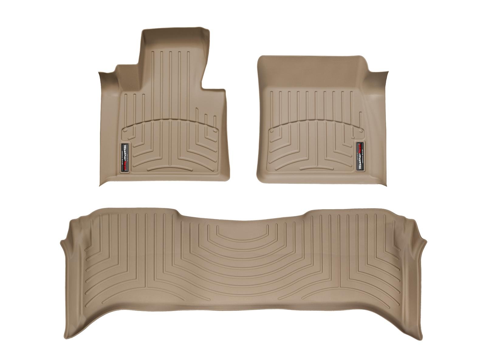 WeatherTech Custom Fit All-Weather Floor Mats for Cars & Trucks - Heavy Duty Floor Liners (Model 44073-1-2) - Perfect for Winter Snow, Mud & Spills Protection