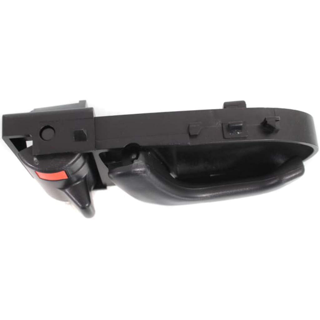 KarParts360 1992 Chevy Metro Front Driver Side Interior Door Handle - Textured Black with Lock Button | GM1352144 | 96066046 | Perfect for Car Restoration & DIY Repairs