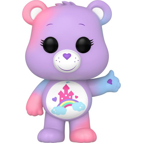 Care Bears 40th Anniversary Exclusive Pop! Vinyl Figure - Care-a-Lot Bear #1205 | Funko Collectible for Fans & Gift for Kids | Perfect for Birthday Parties, Room Decor & Pop Culture Collections