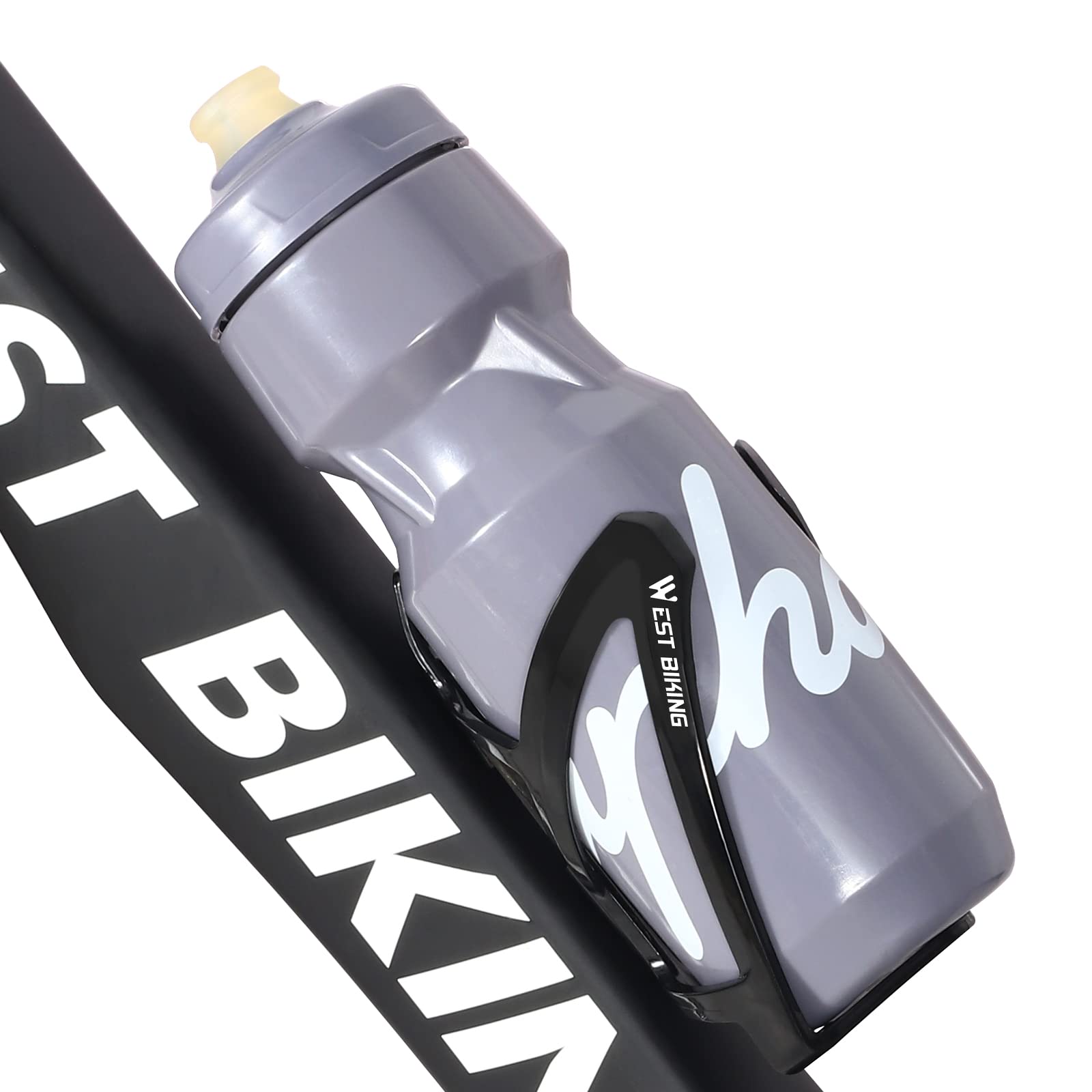 Durable Ultralight Plastic Bike Water Bottle Cage - Lightweight PC Bicycle Drink Holder for Road Bike, Mountain Bike & MTB - Perfect for Cycling, Commuting & Outdoor Adventures