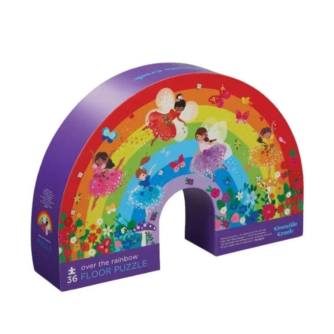 Classic 36-Piece Rainbow Floor Puzzle for Kids - Fun Educational Toy for Preschool Learning & Playtime Activities