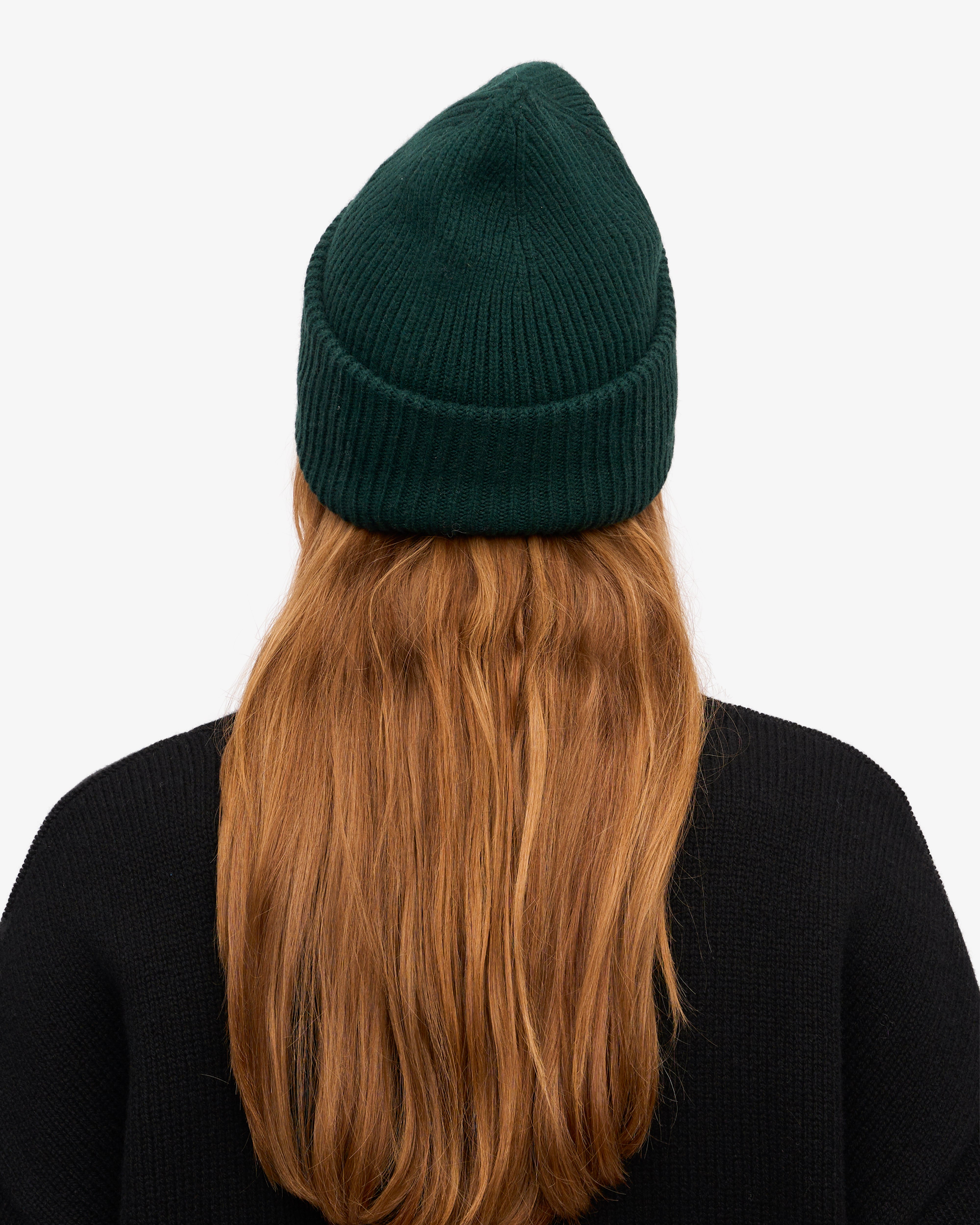 Premium Merino Wool Beanie Hat for Men & Women - Soft & Warm Winter Knit Cap in Emerald Green - Perfect for Skiing, Hiking & Outdoor Activities