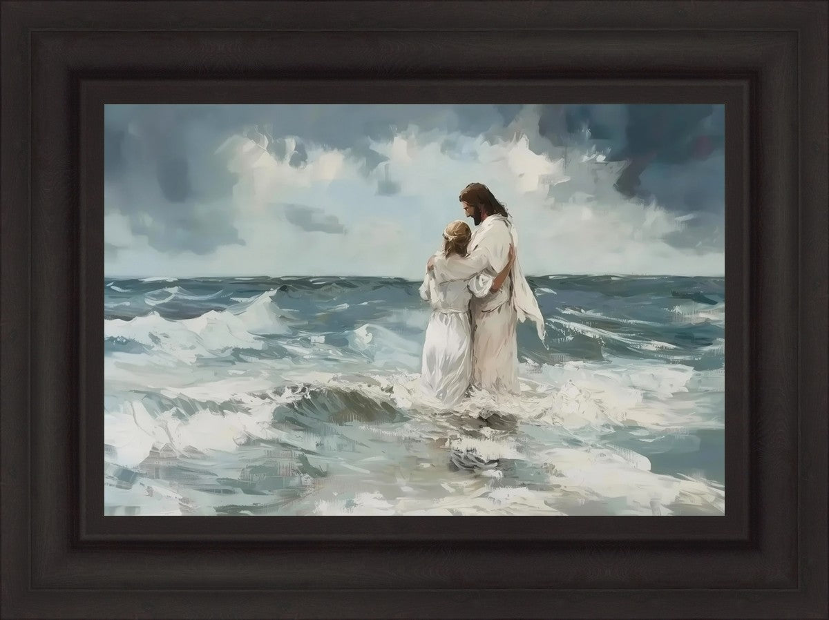 Be Still By Gabriel Heaton - Inspirational Christian Wall Art for Home & Office Decor - Perfect for Living Room, Bedroom, or Gift