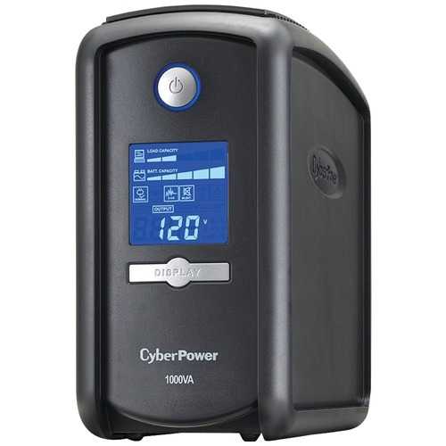 CyberPower 1000VA/600W 9-Outlet Intelligent LCD UPS Battery Backup with AVR - Power Protection for Computers, Home Office & Electronics During Outages