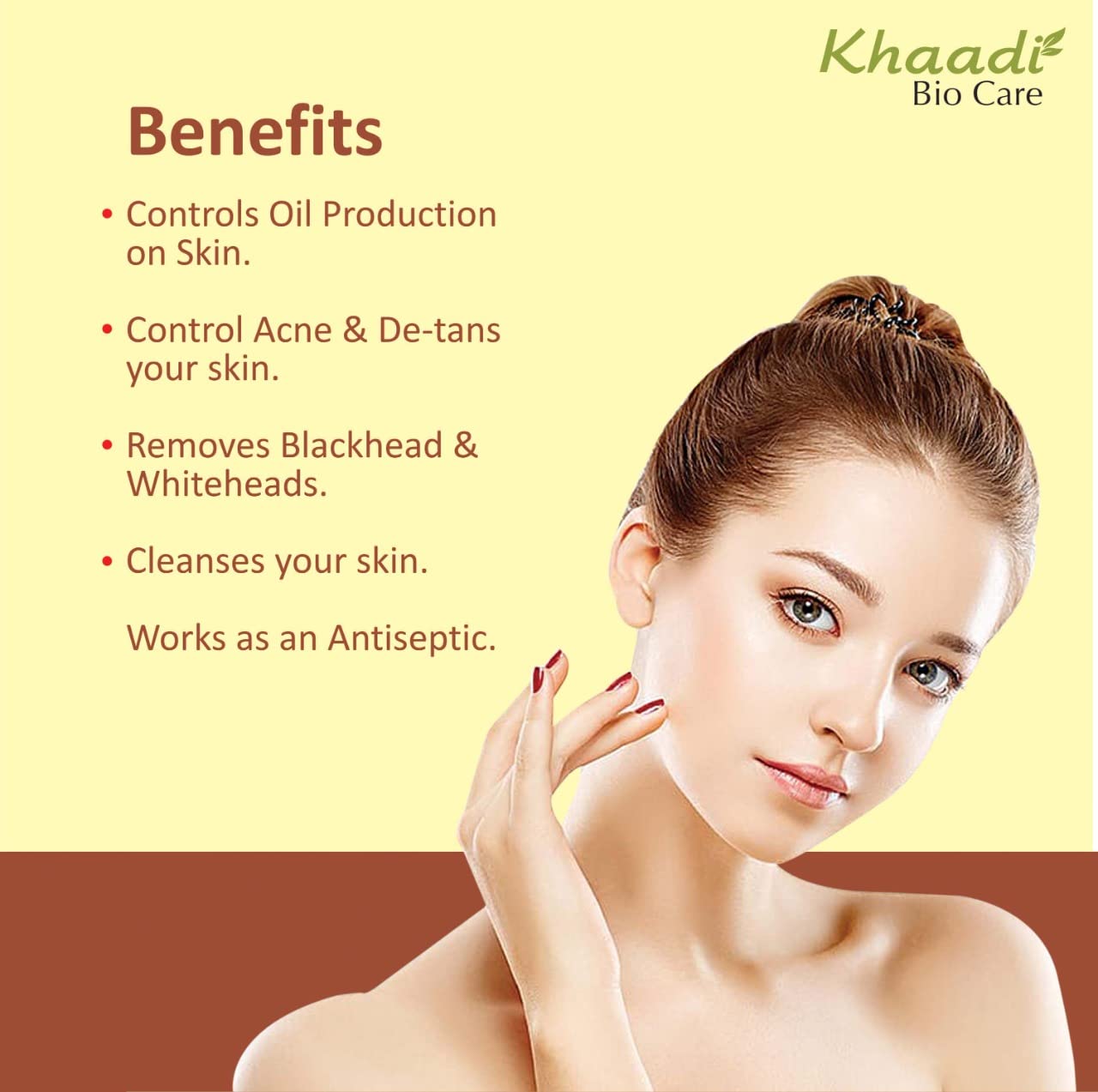 Khaadi Bio Care Organic Pure Multani Mitti (Fuller's Earth) 1KG Powder - 100% Natural Bentonite Clay for Face & Skin Care | Deep Cleansing, Acne Treatment, Oil Control | DIY Face Masks & Spa Treatments