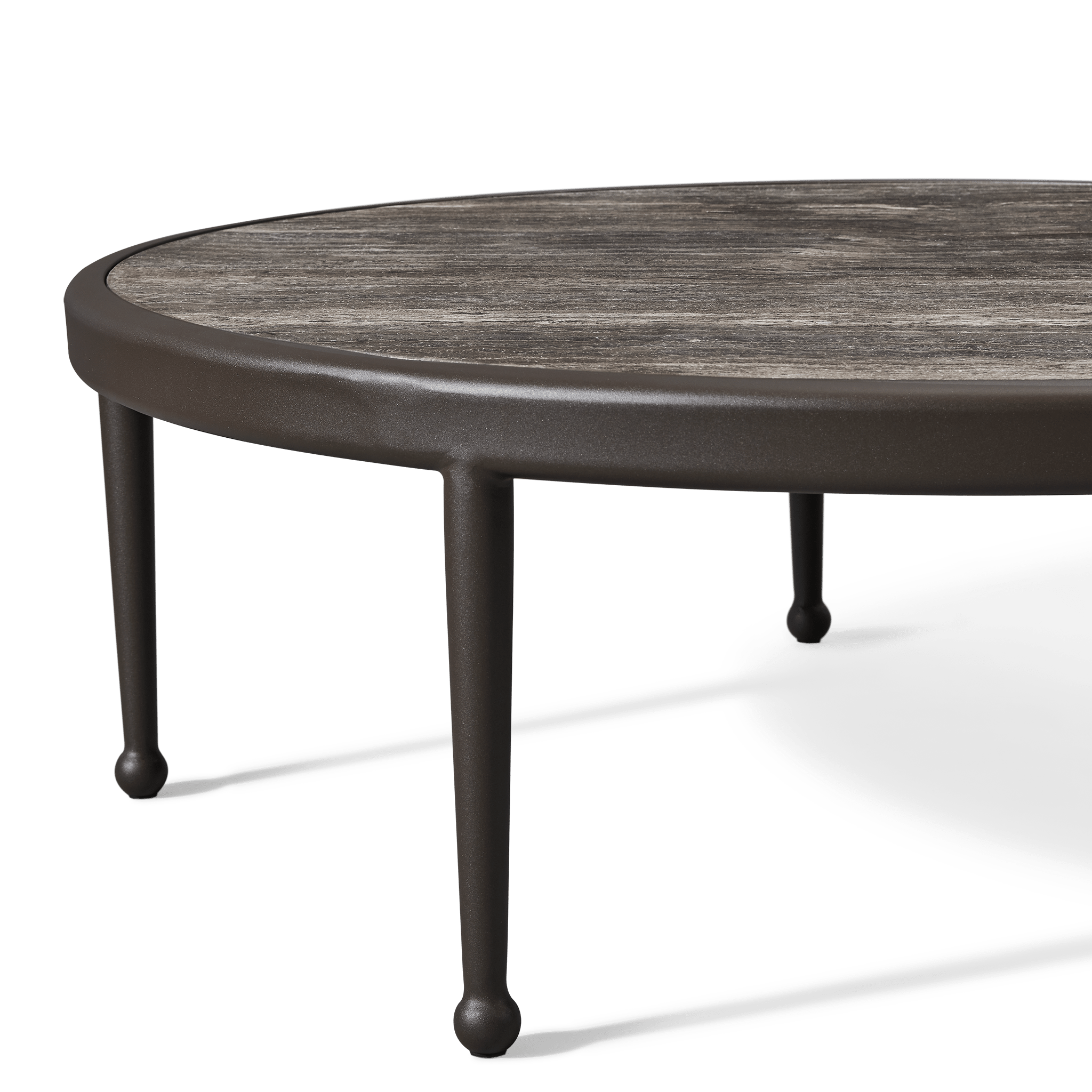 Andre Modern Round Coffee Table - 36 Inch Wooden Living Room Center Table for Small Spaces - Perfect for Sofa, Lounge, and Apartment Decor