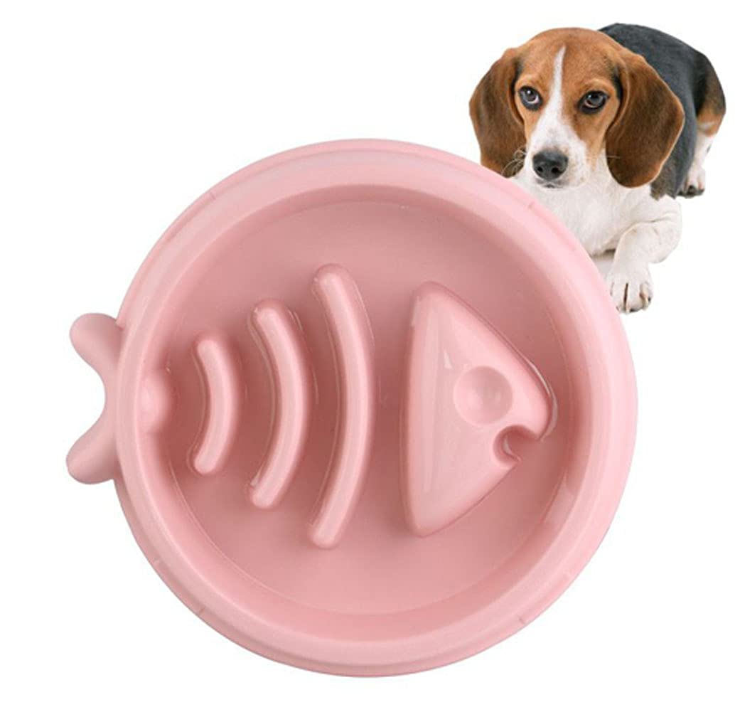 Slow Feeder Dog Bowl for Anti-Gulping & Bloat Prevention - Non-Slip Interactive Pet Food Dish for Bulldogs, Puppies & Medium Dogs - Perfect for Fast Eaters & Portion Control During Mealtime