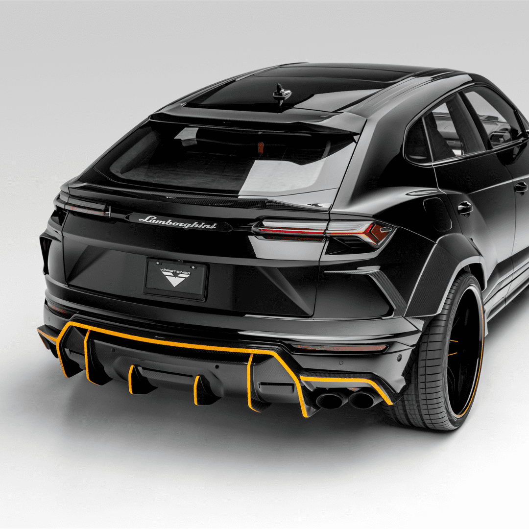 Lamborghini Urus Rampante Edizione Aero Rear Diffuser - Carbon Fiber Spoiler for Lamborghini Urus SUV - Enhance Performance & Style for Racing & Street Driving