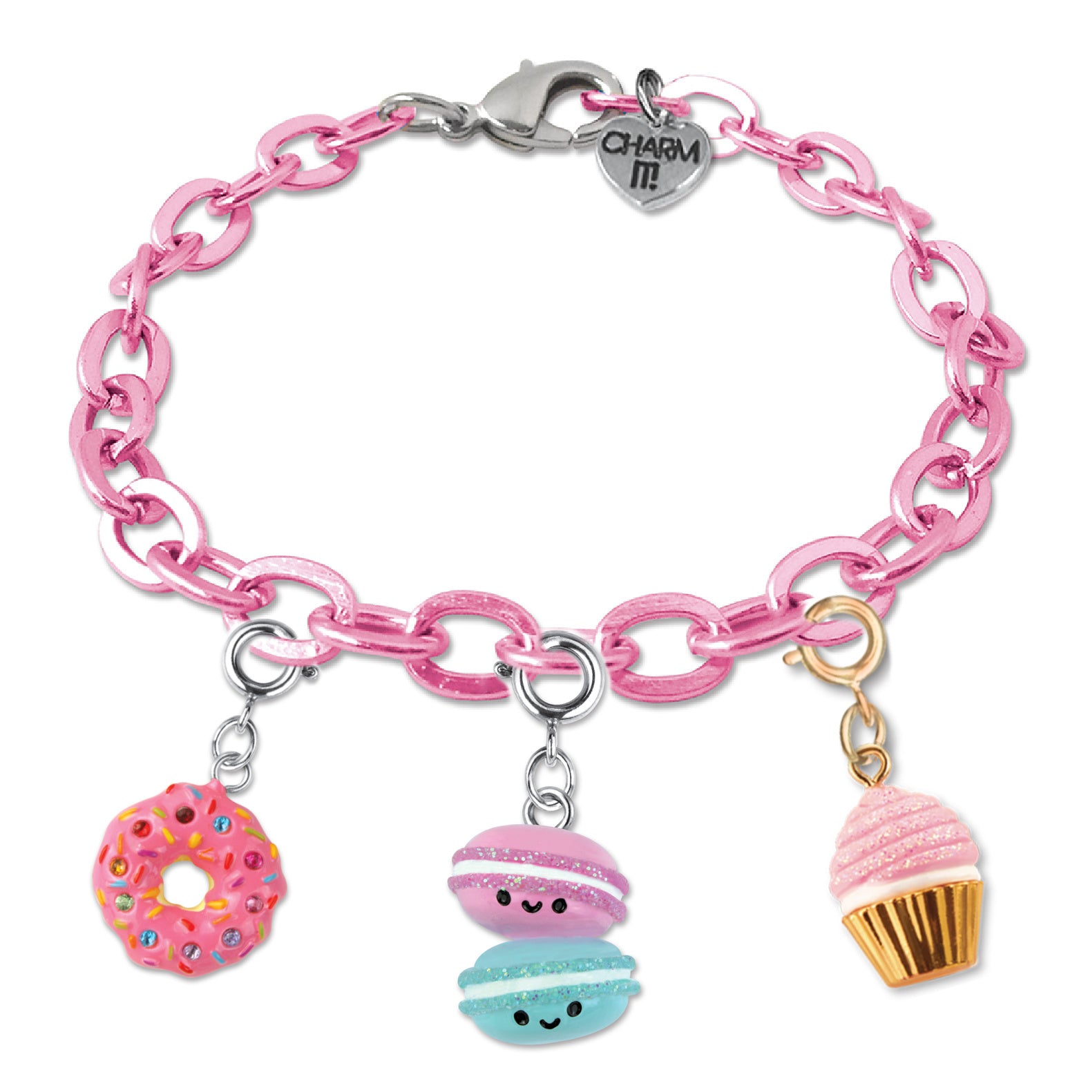 CHARM IT! SWEETS CHARM BRACELET - Dainty Adjustable Beaded Bracelet for Girls & Women | Perfect Gift for Birthdays, Valentine's Day & Everyday Wear