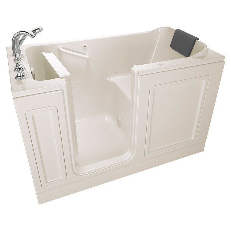 32W x 60L Acrylic Walk-In Air Spa Bathtub - Left Hand Drain & Faucet - Luxury Soaking Tub for Relaxation & Hydrotherapy - Perfect for Master Bathroom & Home Spa