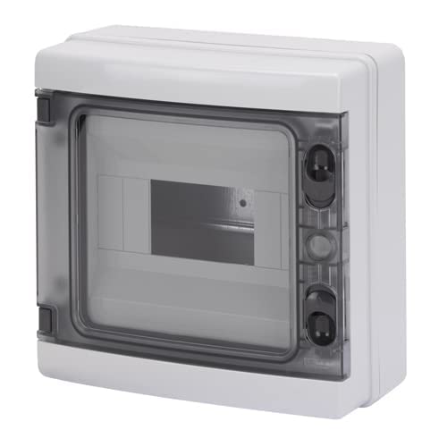 GW40102 Electrical Junction Box - 210mm x 100mm x 215mm Waterproof Plastic Enclosure for Table Wiring & DIY Electrical Projects | Ideal for Home, Office & Workshop Use