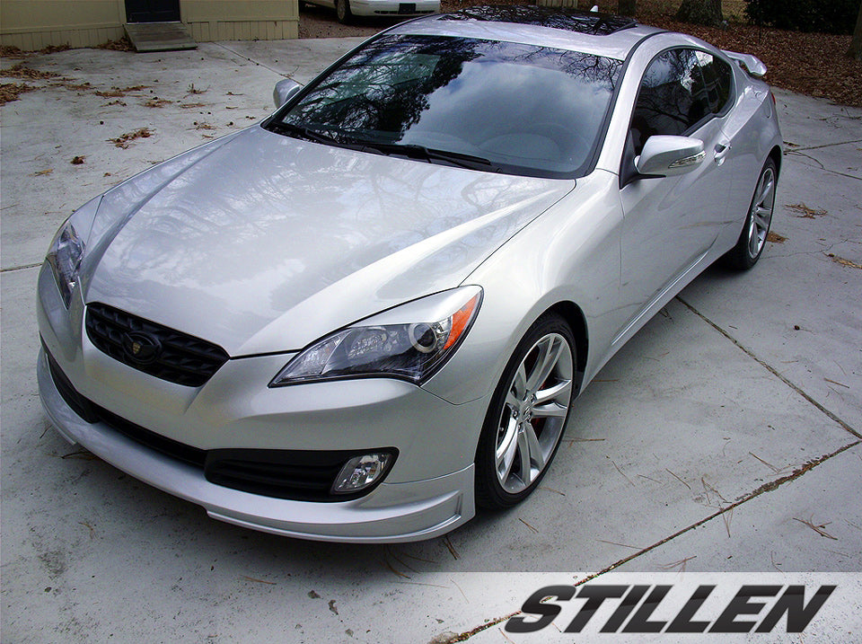 2010-2012 Hyundai Genesis Coupe Front Bumper Lip Spoiler - KB91022 - Enhance Style & Aerodynamics for Sporty Driving