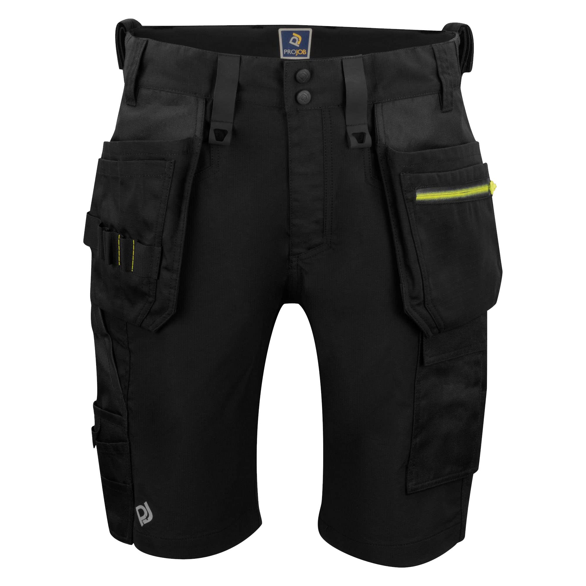 Men's Stretch Cargo Shorts 32R Black - Comfortable Utility Shorts for Outdoor Activities, Hiking & Casual Wear