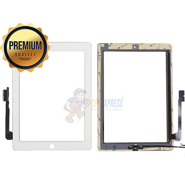 Premium iPad 4 Touch Screen Digitizer - White LCD Display Replacement Part | Perfect for DIY Repairs & Screen Fixes at Home or Office