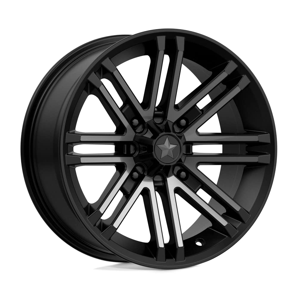 MSA Offroad Wheels MA40 16X7 4X137 Satin Black TTCC 10MM Offset Rims for Jeep Wrangler & Off-Road Vehicles - Perfect for Trail Riding & Off-Road Adventures