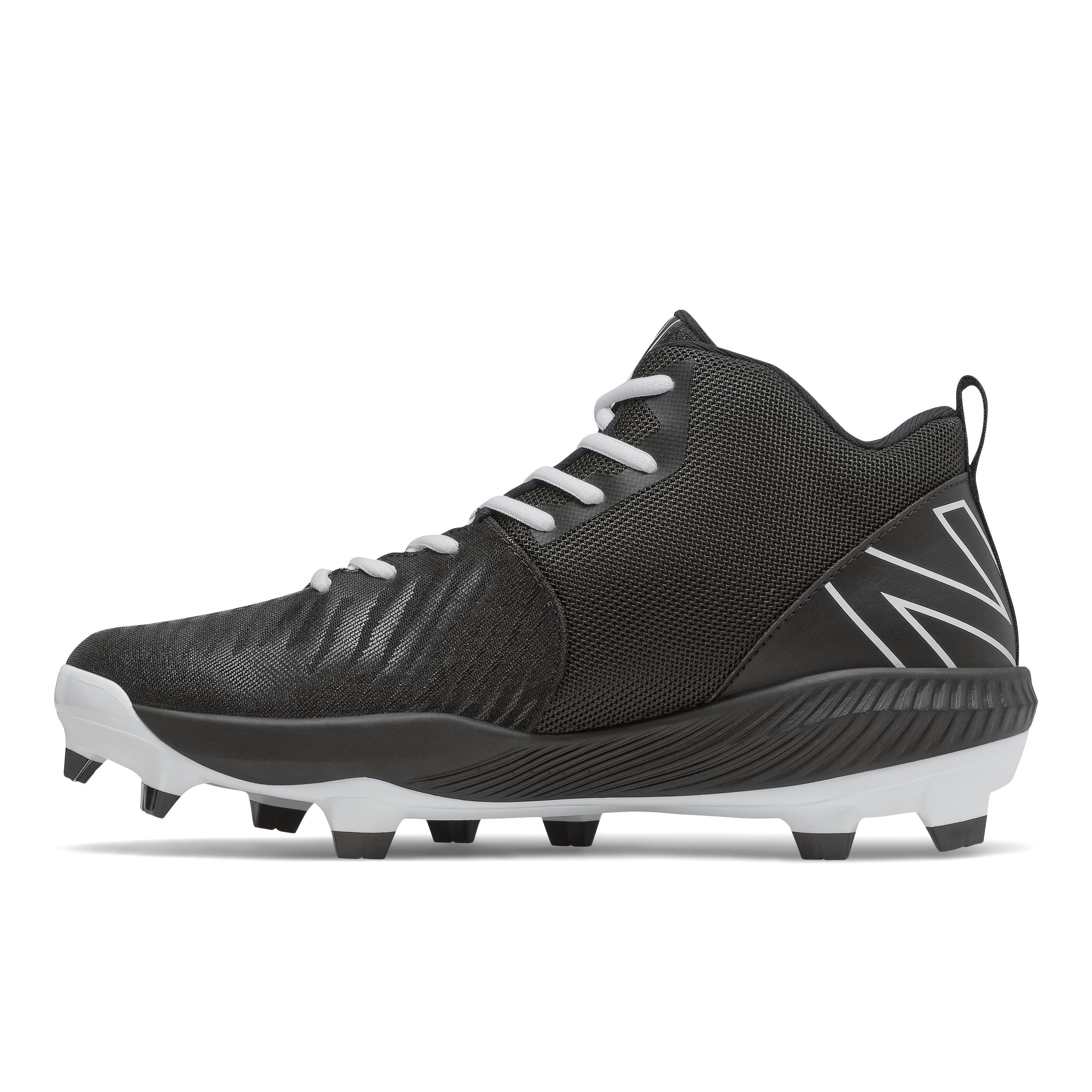 New Balance FuelCell 4040v6 Black & White Men's Molded Cleats - Lightweight Soccer Cleats for Artificial Turf & Firm Ground - Perfect for Training & Matches