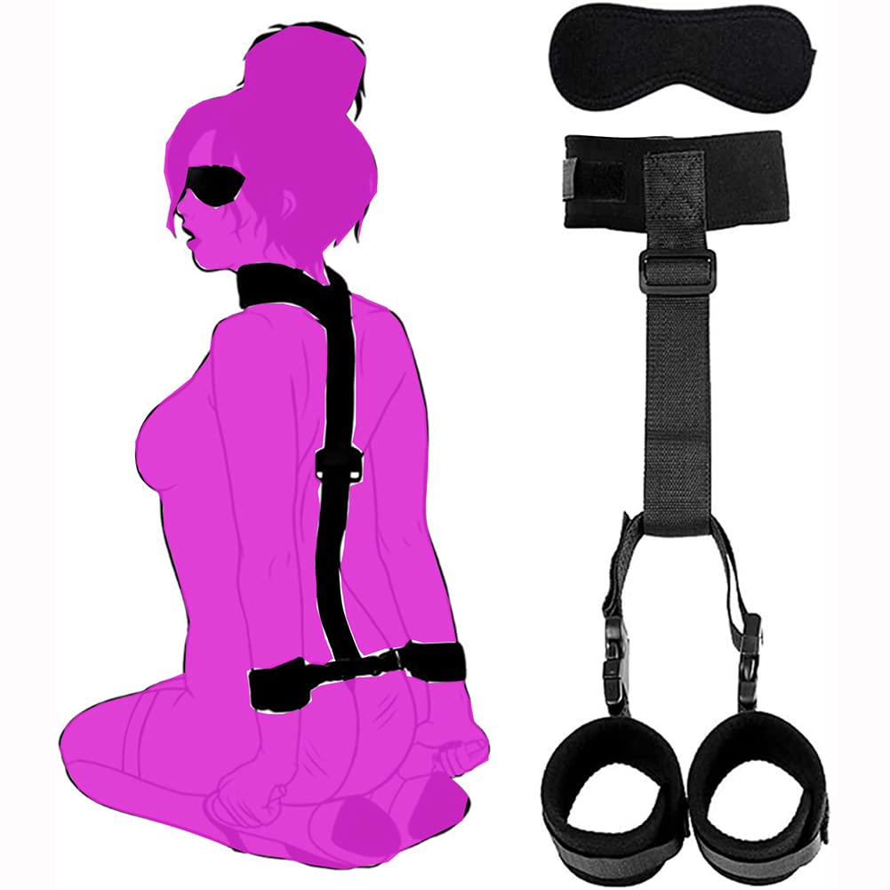 BDSM Handcuffs for Couples - Sexy Erotic Restraints for Men & Women - Bondage Kit with SM Toys & Accessories - Perfect for Role Play, Spicing Up Relationships & Adult Bedroom Fun