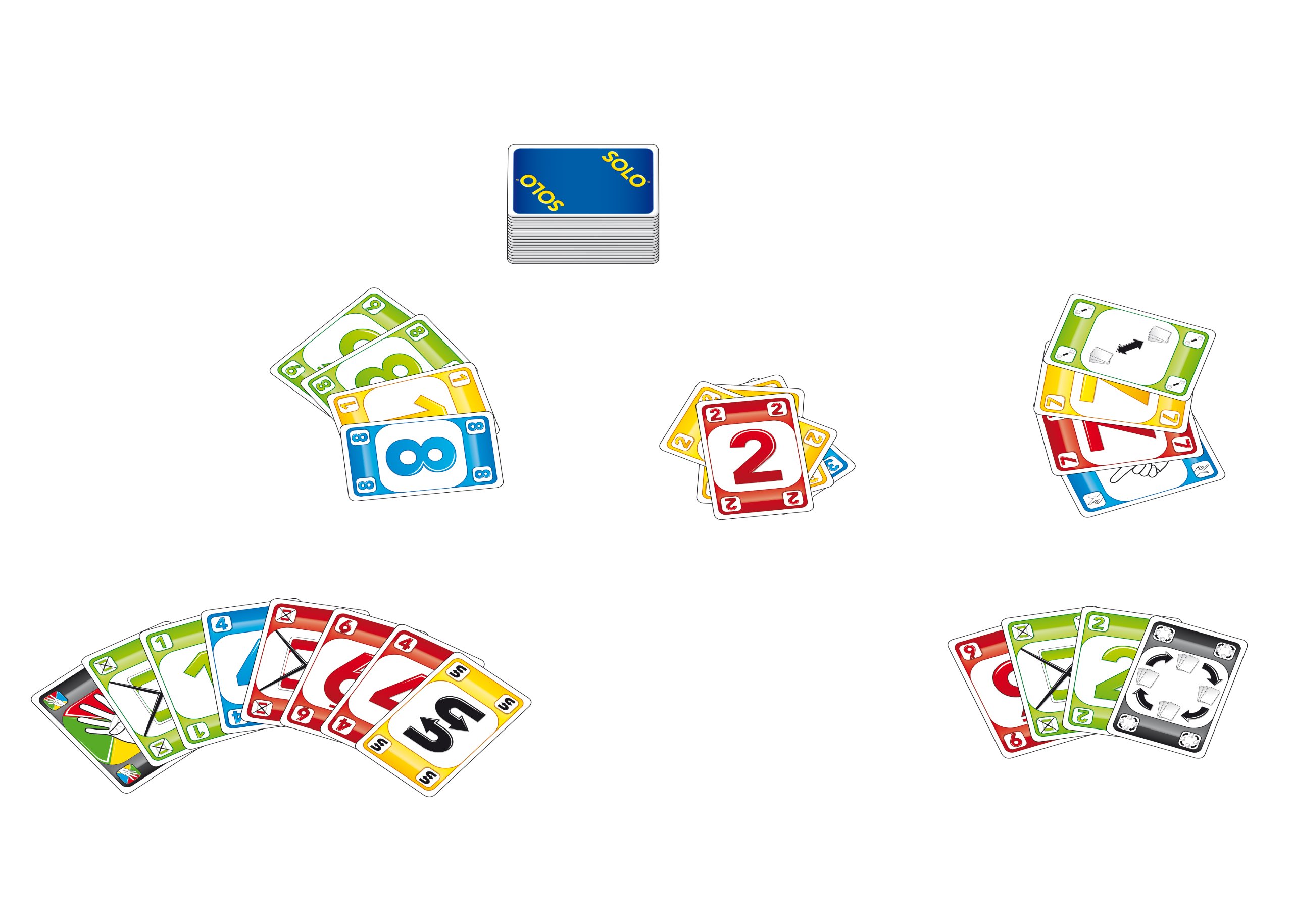 Solo Card Game: The World's Most Popular Card Game for 2-10 Players Ages 6+ | Perfect for Family Game Nights, Parties & Travel Entertainment