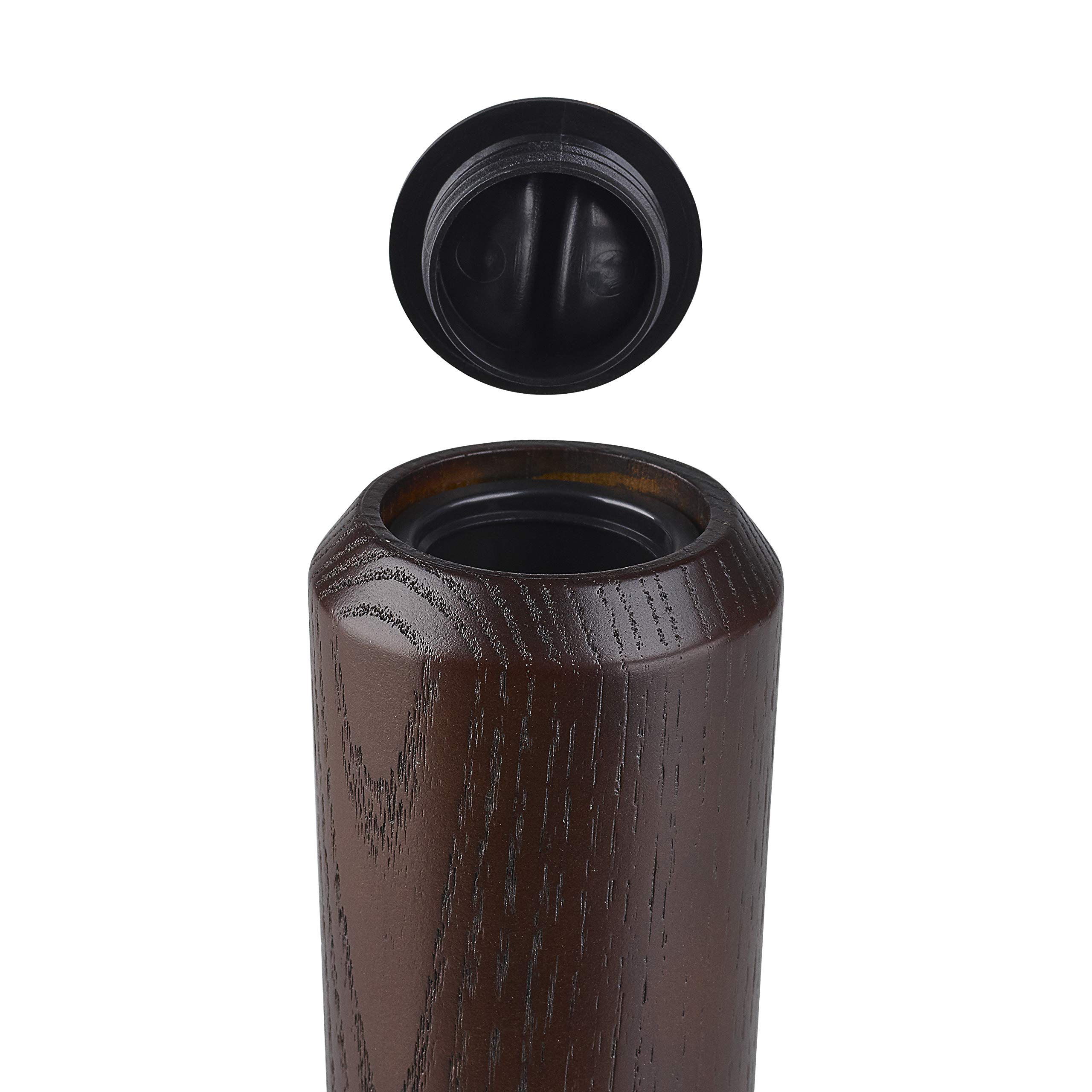 Cole & Mason Lyndhurst Premium Salt and Pepper Grinder Set - Ash Wood & Stainless Steel - 185mm Gourmet Precision+ Mills - Rose Gold Accents - Perfect for Kitchen, Dining Table & Gift Giving
