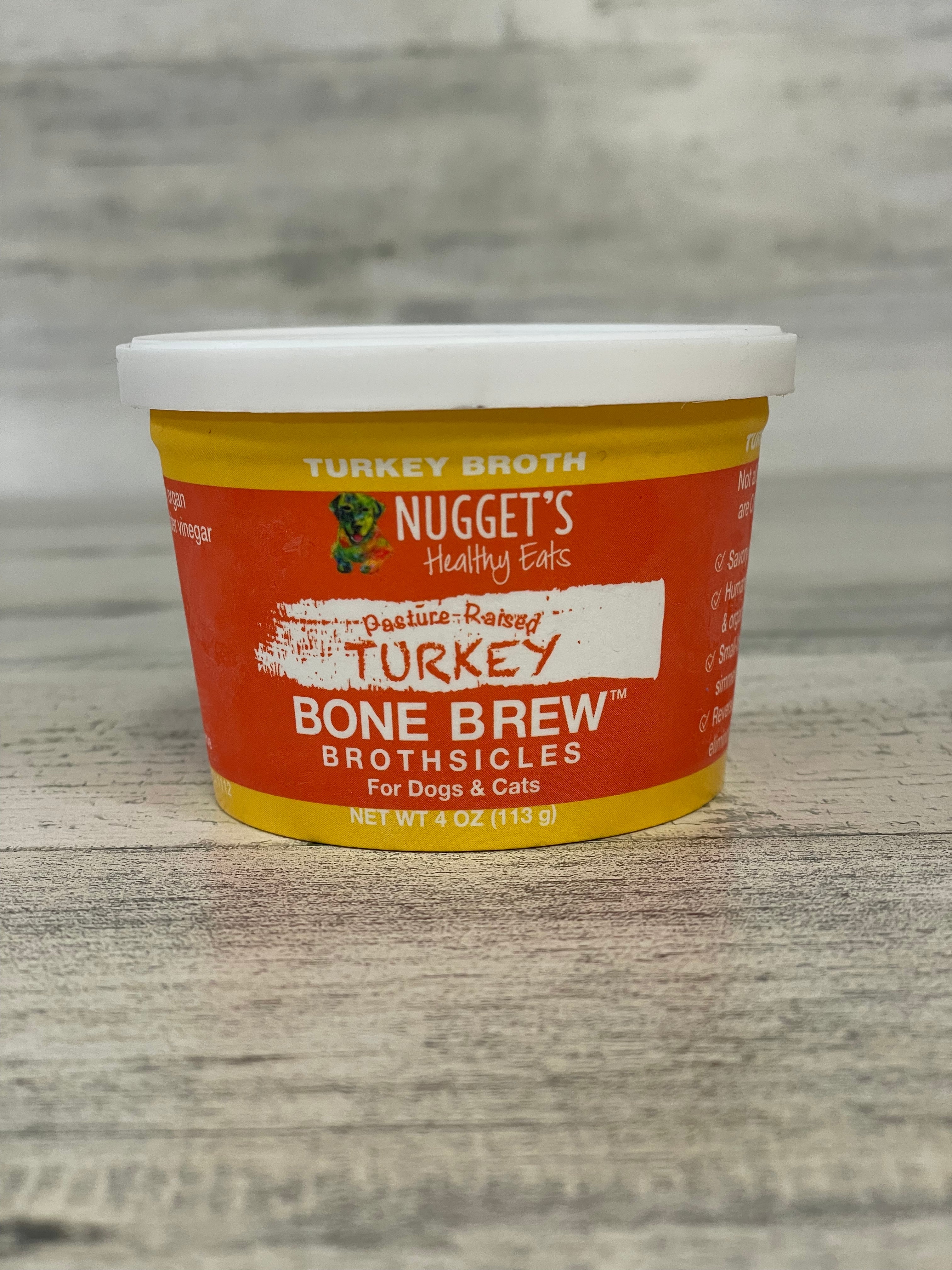 Nugget's Healthy Eats Bone Brothsicles 4oz - Nutrient-Rich Frozen Bone Broth Treats for Dogs | Perfect for Hot Weather & Post-Workout Recovery
