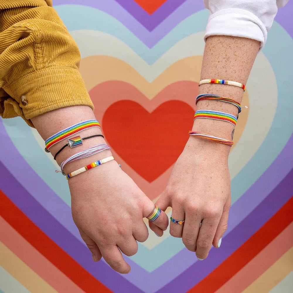 Charity Bracelet - Rainbow Pride Bracelet for LGBTQ+ Support & Awareness | Wear for Pride Events, Fundraisers & Daily Inspiration