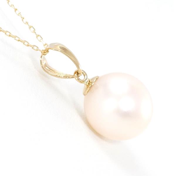 18K Yellow Gold Pearl Necklace for Women - Elegant Luxury Jewelry Gift for Wedding, Anniversary & Special Occasions
