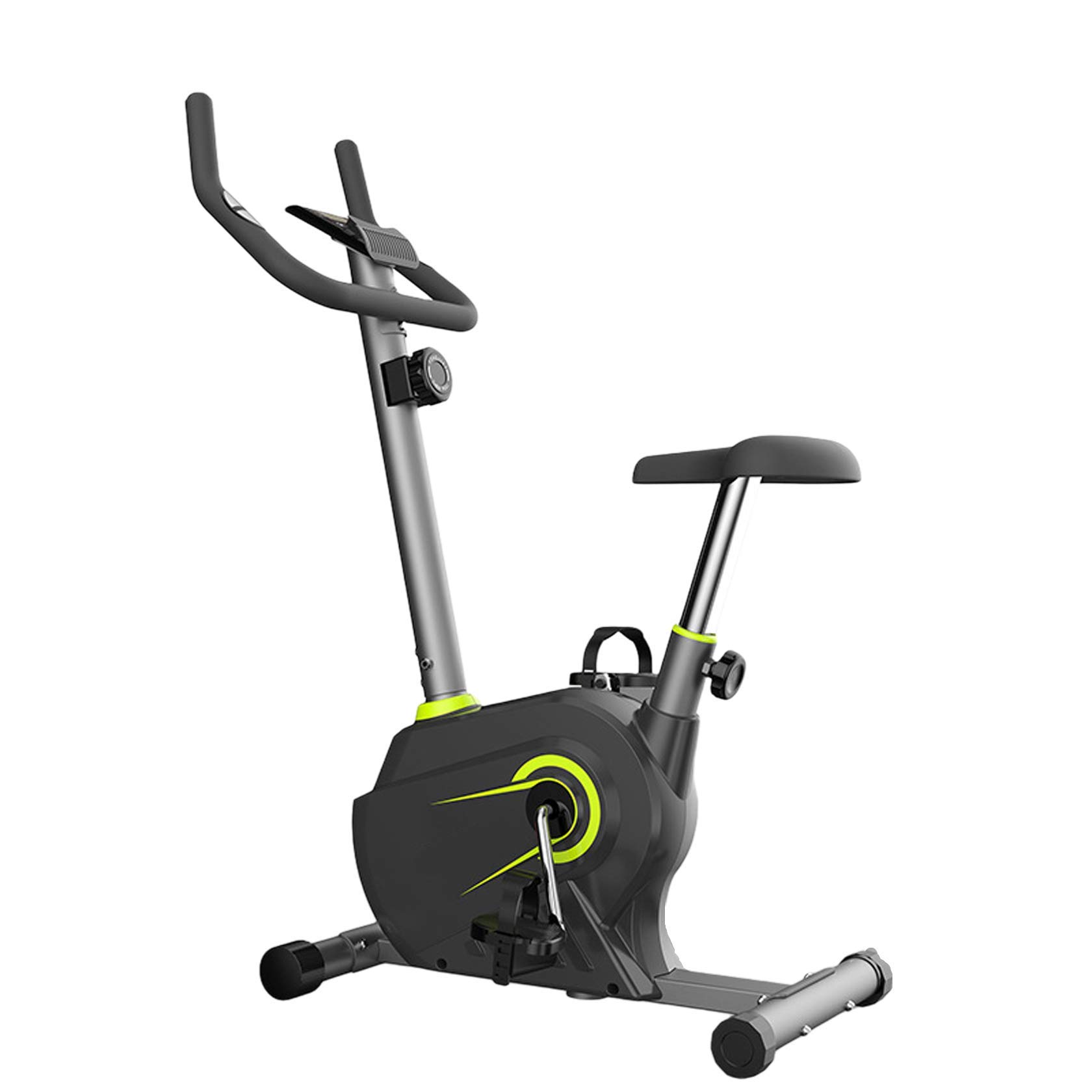 Silent Magnetic Exercise Bike for Home Workouts - Adjustable Pedal Bike with Heart Rate Monitor & iPad Stand - Perfect for Indoor Cycling, Cardio Training & Family Fitness