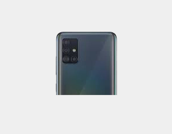 Samsung Galaxy A51 SM-A515F/DS 128GB 6GB RAM Dual SIM GSM Unlocked Smartphone - Prism Crush Black | Perfect for Travel, Business & Everyday Use