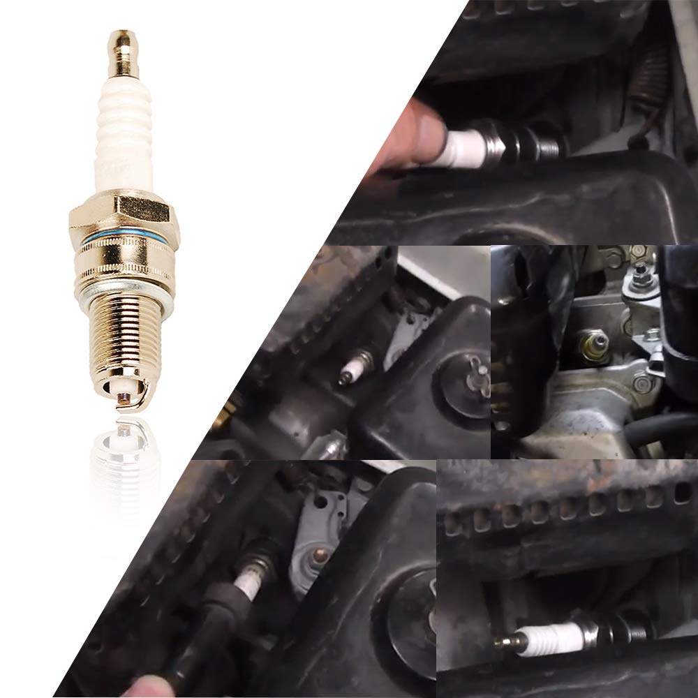 HIFROM Air Filter & Ignition Coil Spark Plug Replacement Kit for Honda GX340 GX390 11HP 13HP Engine - Compatible with Lawn Mowers, Generators & Small Engine Equipment