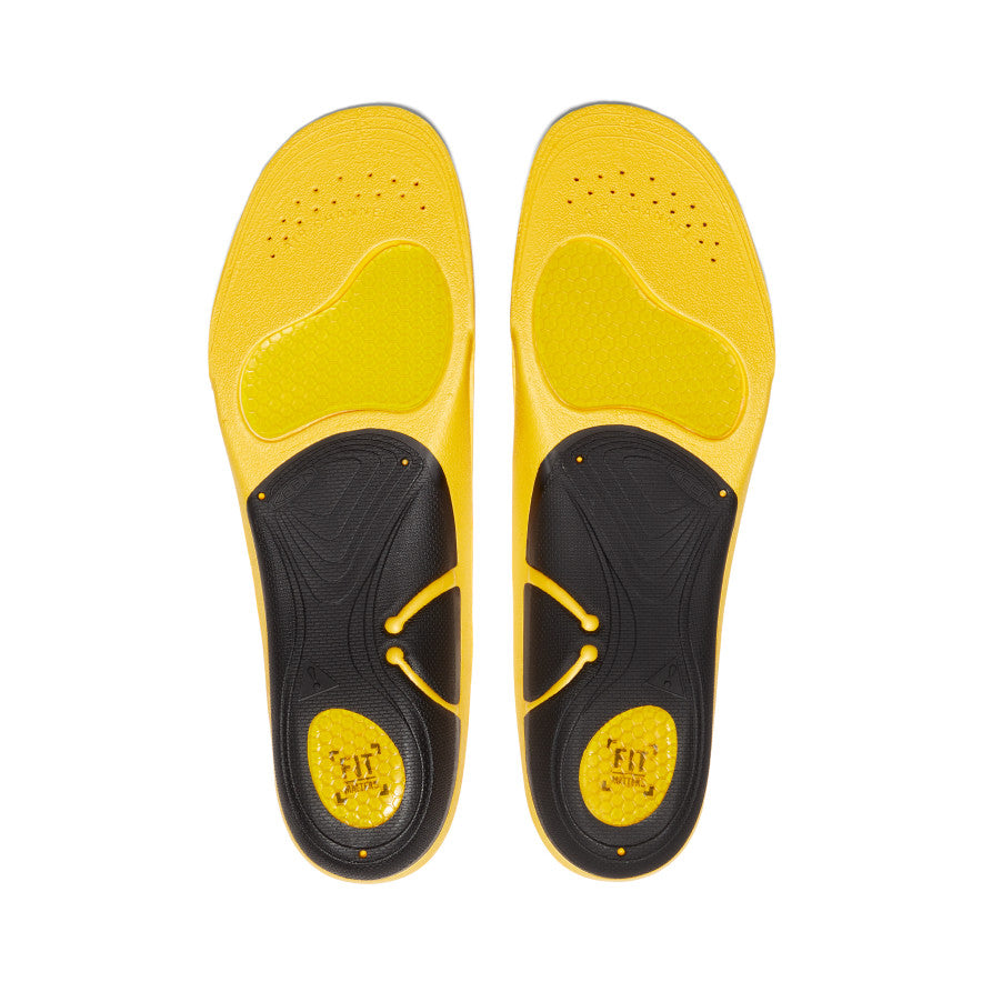 Men's Utility K 30 High Arch Support Insoles for Flat Feet - Red | Orthotic Shoe Inserts for Plantar Fasciitis Relief & All-Day Comfort | Perfect for Work Boots, Running Shoes & Daily Wear