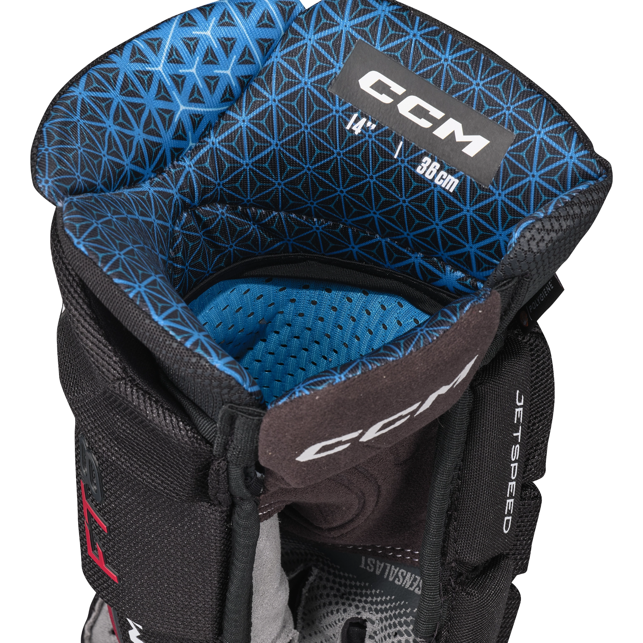 CCM JetSpeed FT8 Senior Hockey Gloves - Professional Ice Hockey Gloves for Men - Perfect for Games, Training & Competitive Play