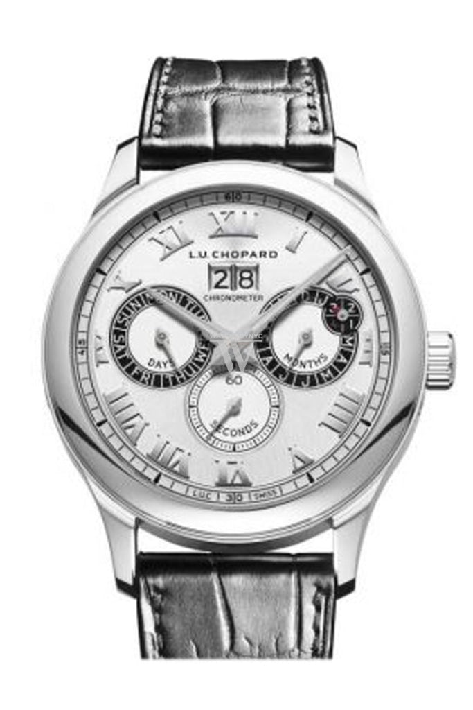 Chopard L.U.C Perpetual Twin 43mm Stainless Steel Men's Luxury Watch 168561-3001 - Perfect for Business Meetings & Formal Events