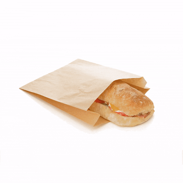 Eco-Friendly Silicone Coated Kraft Paper Sandwich & Snack Bags - 7