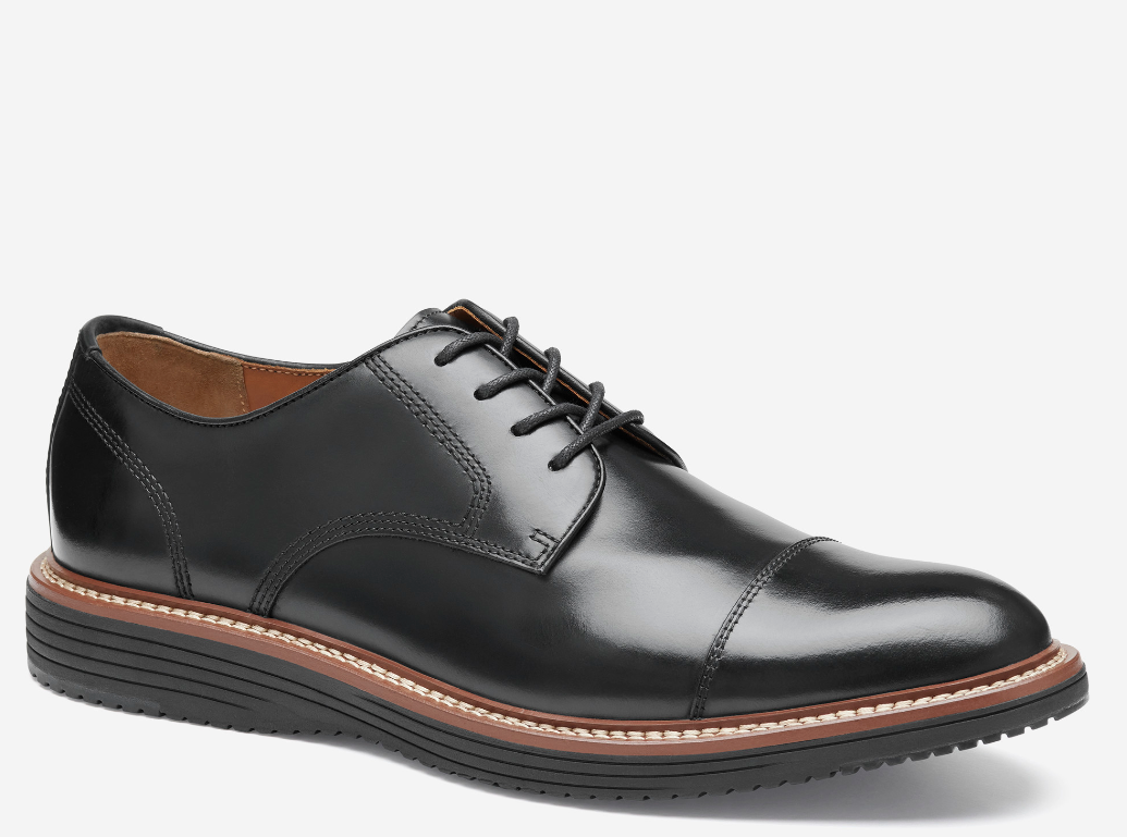 Upton Cap Toe Oxford Dress Shoes for Men - Classic Formal Business & Wedding Leather Shoes - Perfect for Office, Parties & Special Occasions