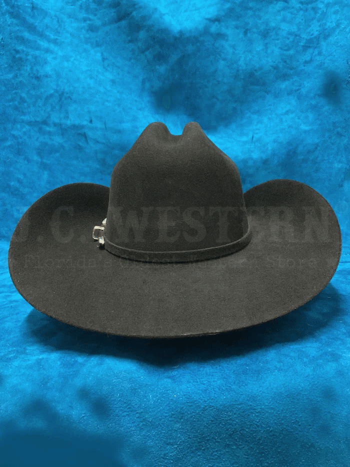Premium Bullhide BACK ROADS 6X 0625BL Wool Cowboy Hat - Black Western Style for Men - Perfect for Rodeo, Ranch Work & Outdoor Adventures