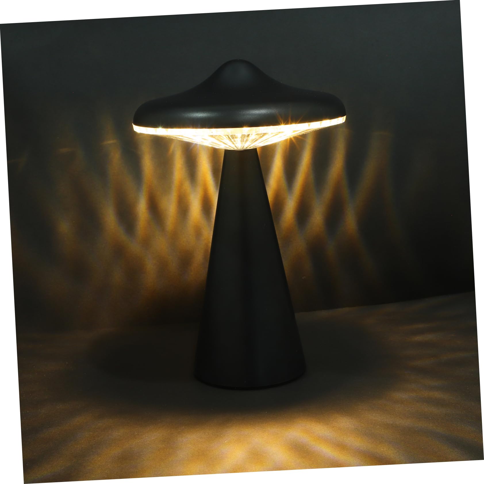 Artibetter 1PC UFO Night Light - Rechargeable LED Desk Lamp with Ambient Lighting for Bedroom, Kids Room & Nursery | Creates Soothing Atmosphere for Sleep, Relaxation & Nighttime Reading