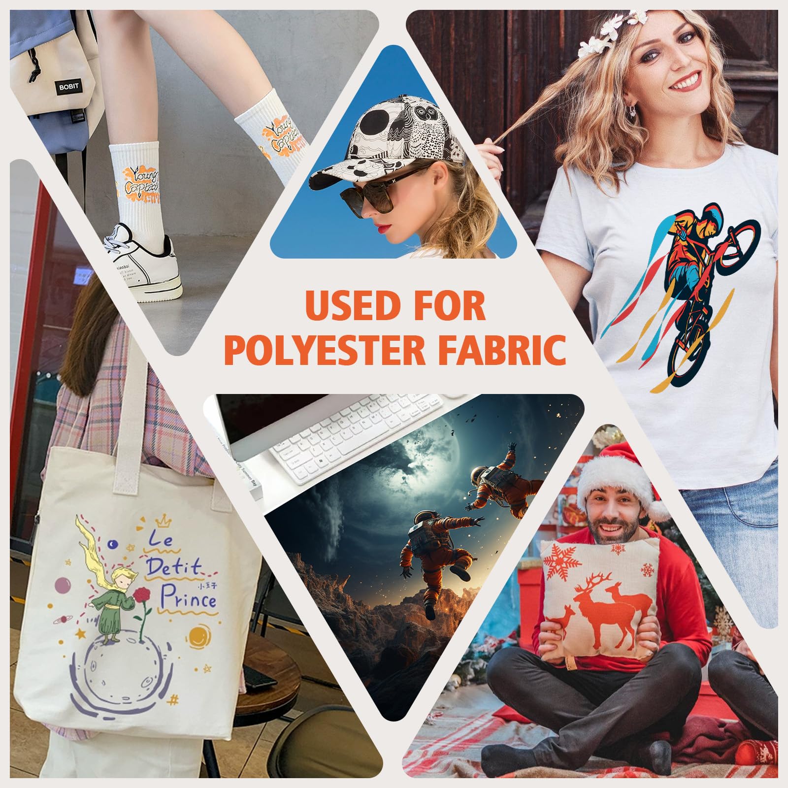 Premium Sublimation Paper 13x19 Inches - 160 Sheets Heat Transfer Paper for All Inkjet Printers, 125g High-Quality for DIY Gifts, Mugs, Phone Cases & Fabrics - Perfect for T-Shirts, Tumblers & Home Decor Projects