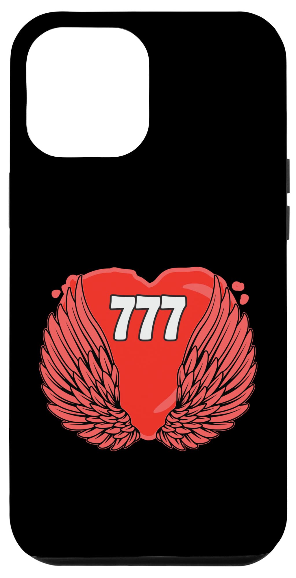 iPhone 12 Pro Max Case with Angel Number 777 & Sacred Geometry Design - Spiritual Awakening & Healing Phone Cover for Meditation, Yoga & Positive Energy