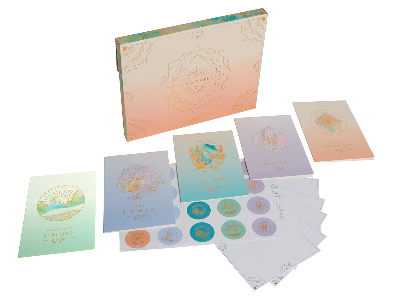 Inner World Card Portfolio Set - 20 Unique Greeting Cards for Birthdays, Holidays & Special Occasions | Perfect for Gifting & Collecting