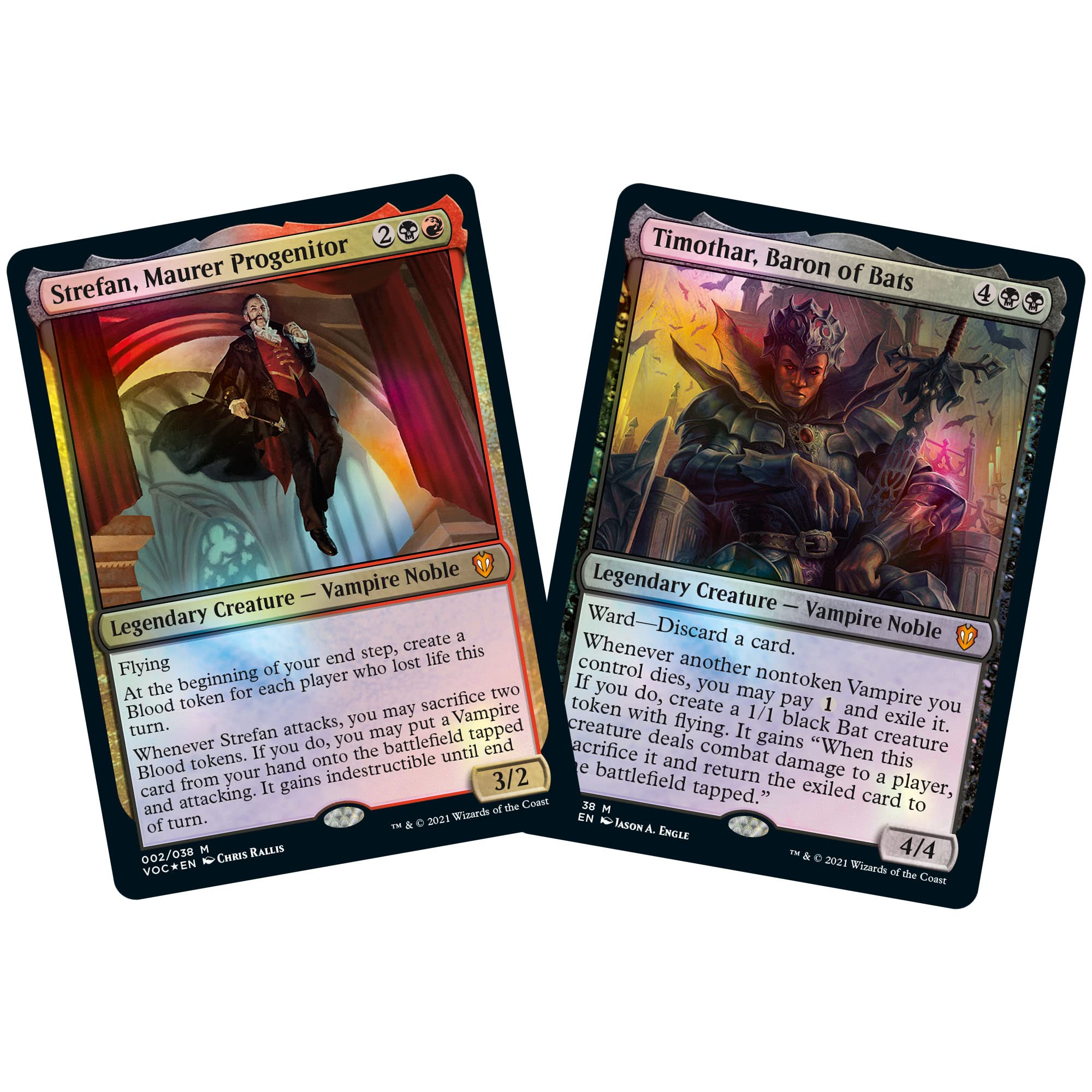 Magic: The Gathering Innistrad Crimson Vow Commander Deck - Vampiric Bloodline (Black-Red) | MTG Vampire Tribal Deck for Commander & Multiplayer Games | Collectible Card Game for Adults & Strategy Gamers