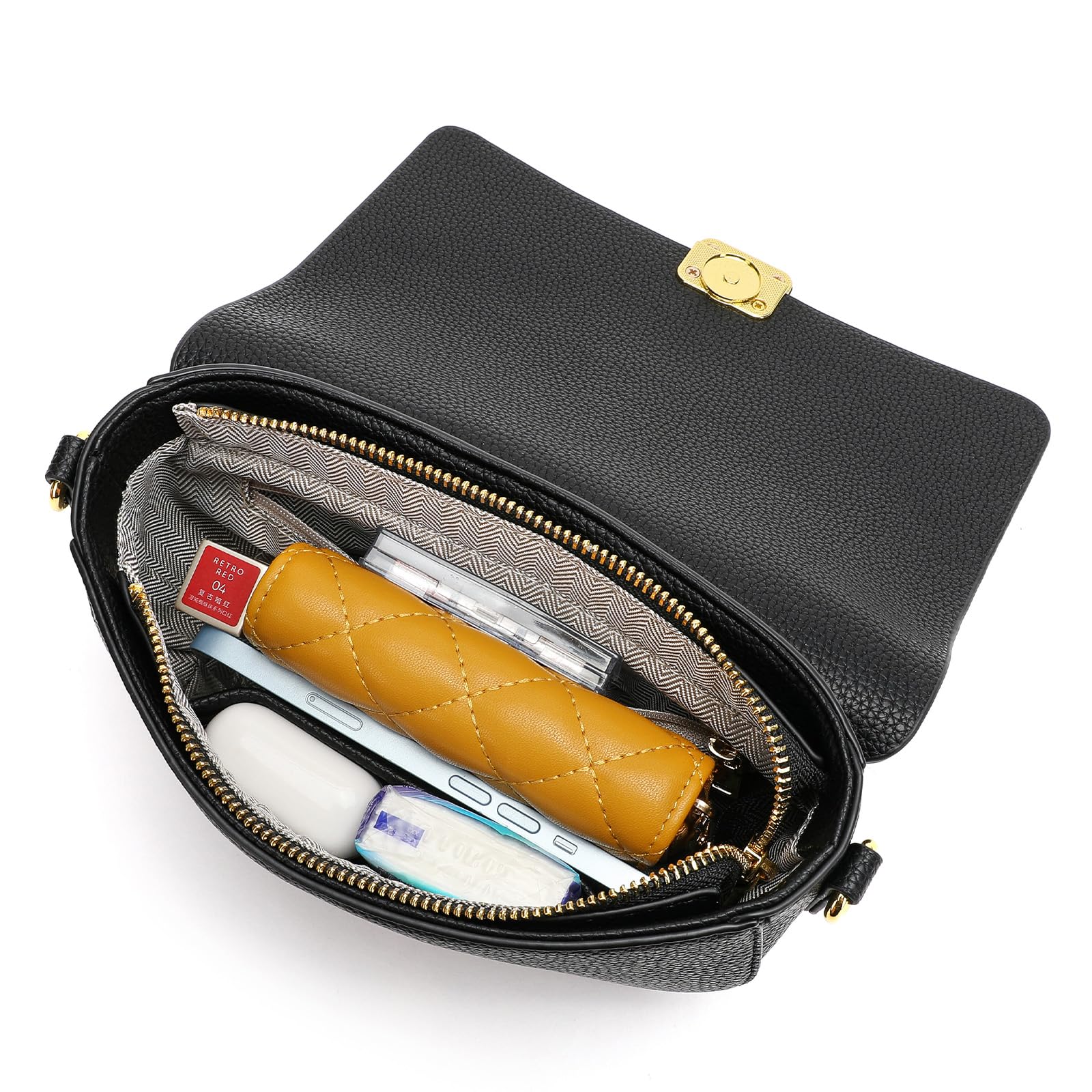 Stylish Women's Crossbody Bags - Leather Shoulder Handbag with Detachable Pendant - Perfect for Everyday Use, Travel & Shopping