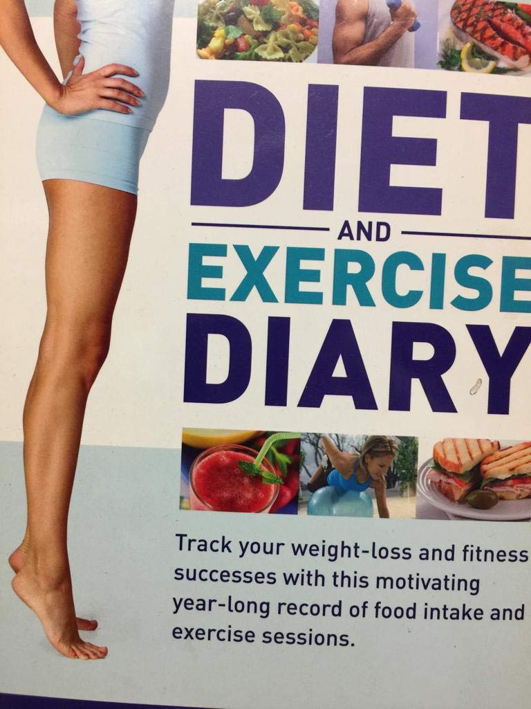 Diet and Exercise Journal - Fitness & Weight Loss Tracker Notebook for Men & Women - Perfect for Gym, Workouts & Healthy Lifestyle Planning
