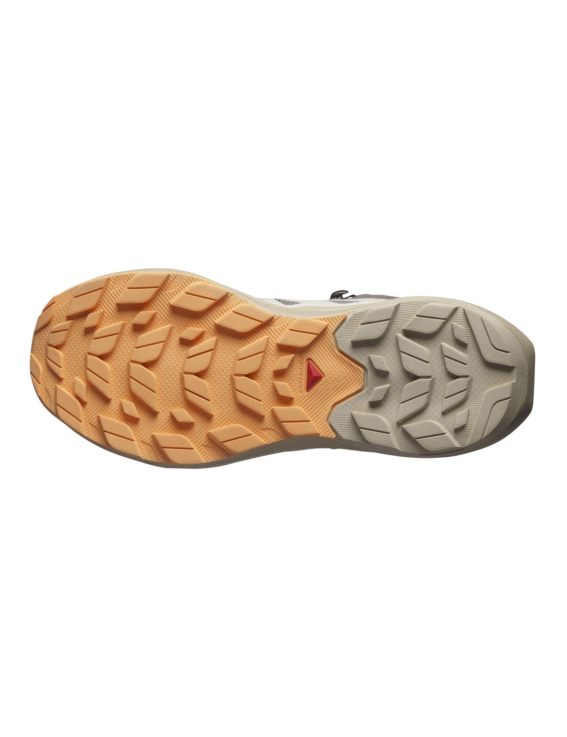 Elixir Activ Mid Gore-Tex Hiking Shoes for Men - Falcon/White Pepper/Papaya Color - Waterproof Trail Running & Outdoor Adventure Footwear