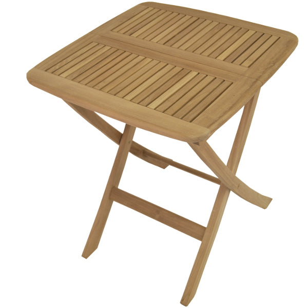 Windsor 24 Inch Square Folding Table - Portable & Sturdy for Indoor/Outdoor Use, Parties, Camping, and Events